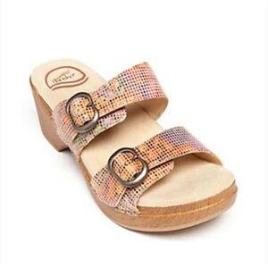 Dansko Sophie Sandals Stained Glass (Sand) 38